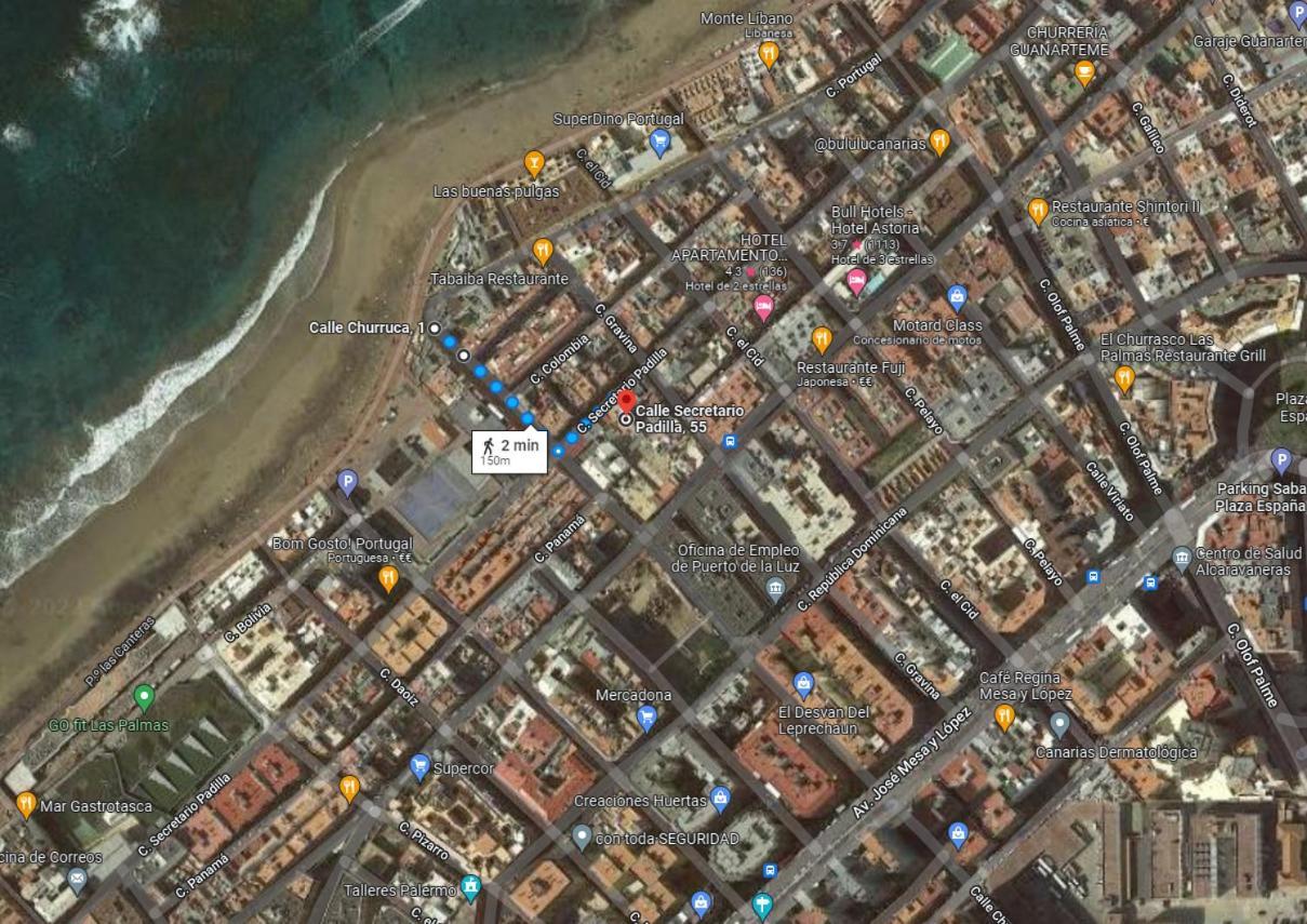 Beach Acogedor Estudio, Las Canteras Las Palmas de Gran Canaria Zewnętrze zdjęcie